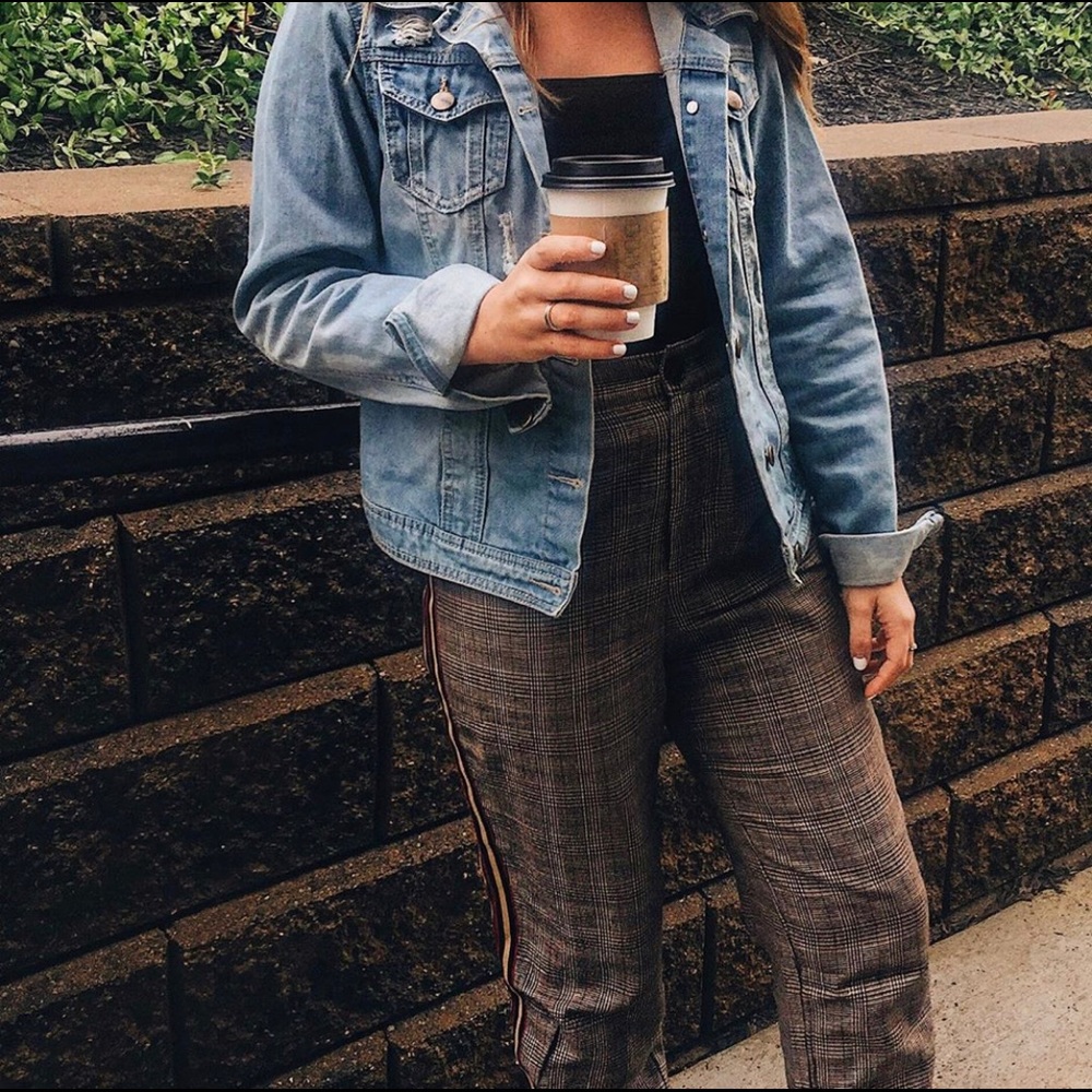 12th Tribe Step Up Plaid Pant